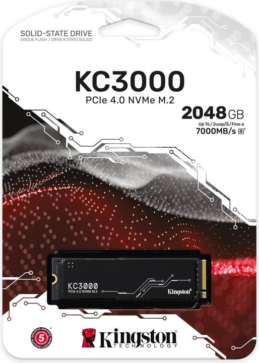 Produktbild Kingston KC3000 (2048 GB, M.2 2280)