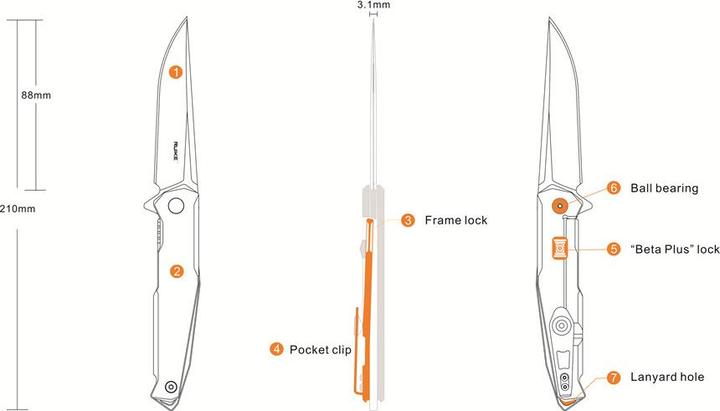 Image du produit Ruike P108-Sb (8.80 cm)