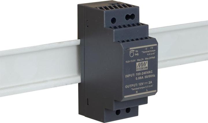 Image du produit No Name ZASILACZ IMPULSOWY NA SZYNĘ DIN MEAN WELL HDR-30-12 12V/30W/2A