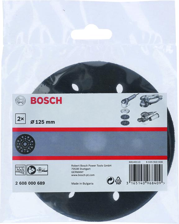 Immagine prodotto Bosch Professional Zubehör Protezione del disco di levigatura, 125 mm per levigatrice rotorbitale