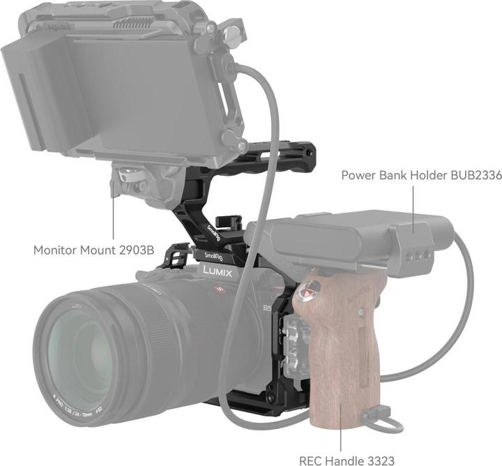 Immagine prodotto SmallRig Kit gabbia per Panasonic Lumix S5 II (Gabbietta)