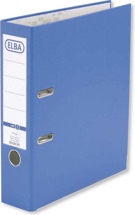 Actual product image Elba Folder smart PP paper, spine width: 80 mm, light blue DIN A4, cover outside PP (A4, 80 mm, 1 Piece)
