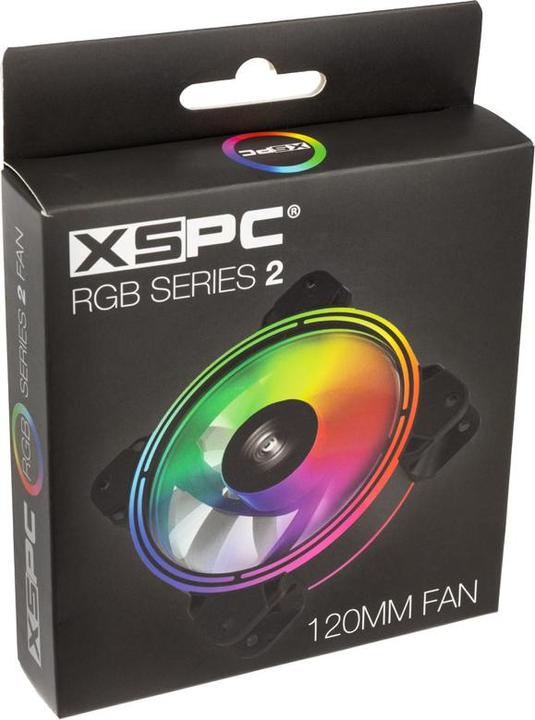 Immagine prodotto XSPC Ventola PWM RGB Serie 2 ARGB (120 mm, 1 x)