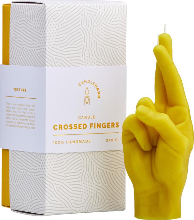 Actual product image Candle Hand crossed fingers (1 pcs.)
