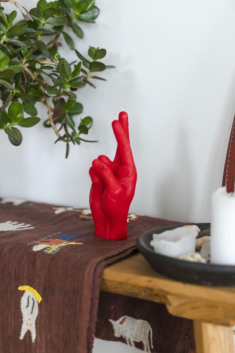 Image du produit Candle Hand doigts croisés (1 pcs)