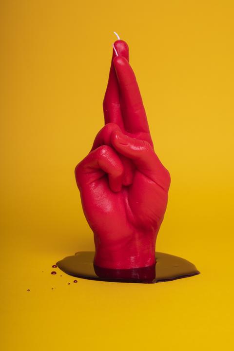 Image du produit Candle Hand doigts croisés (1 pcs)