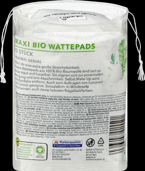 Produktbild dm ebelin Wattepads Bio Maxi