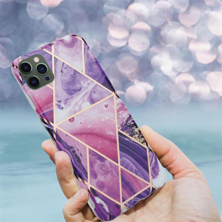 Actual product image Cadorabo IMD TPU Colorful Marble Cover (Apple iPhone 12 Pro Max)