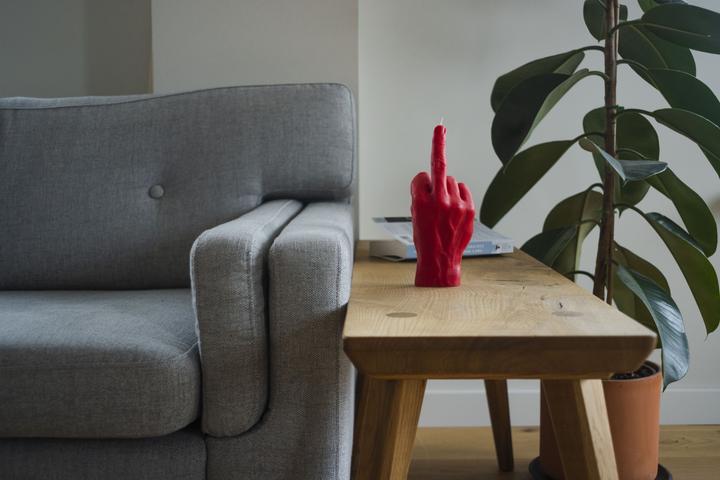 Actual product image Candle Hand F*ck you (1 pcs.)