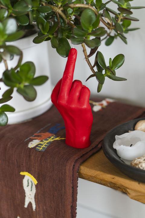 Actual product image Candle Hand F*ck you (1 pcs.)