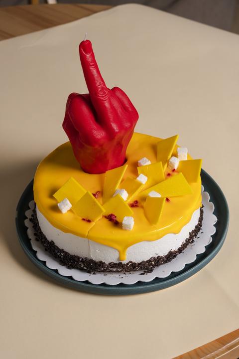Actual product image Candle Hand F*ck you (1 pcs.)