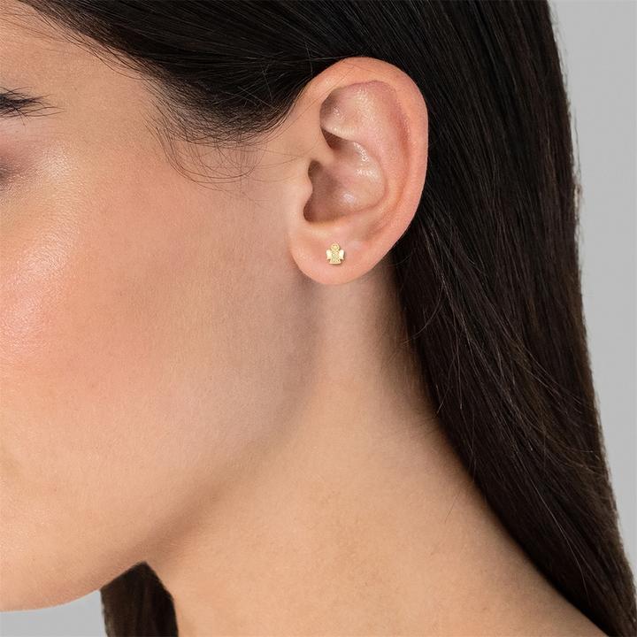 Produktbild Glanzstücke München Damen Engel Sterling Silber Zirkonia Gelbgold - 33832 (Sterling Silber)