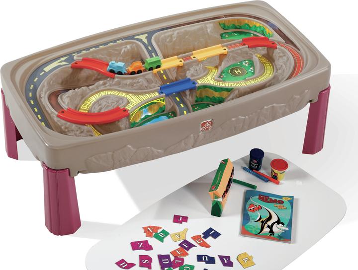 Actual product image Step2 Deluxe Canyon Road Train & Track Table