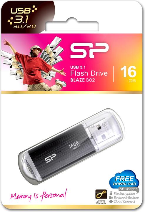 Produktbild Silicon Power Blaze B02 (16 GB, USB-A, USB 3.1)
