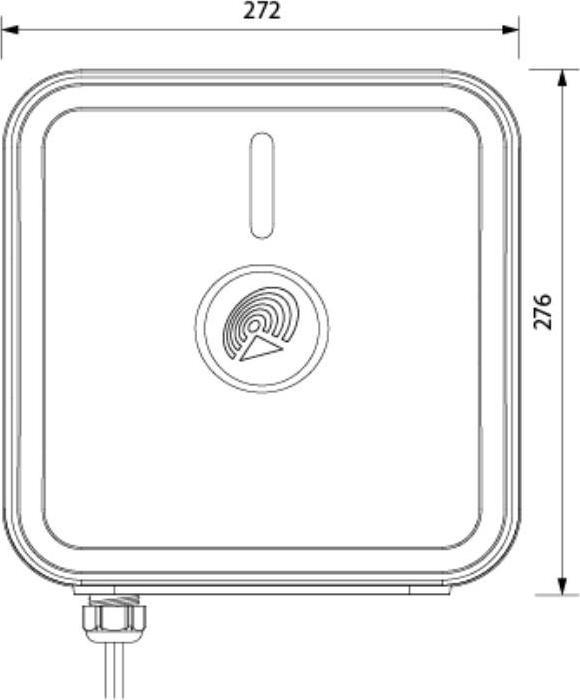 Actual product image Quwireless APLM2-H - QuPanel LTE HP MIMO 2x2 - Directional High Power multiband LTE MIMO 2x2 antenna