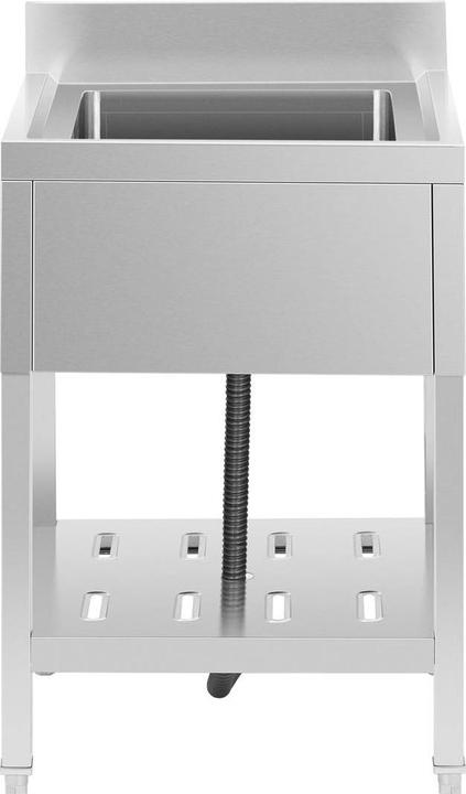 Actual product image Royal Catering Commercial Kitchen Sink - 1 basin - stainless steel - 40 x 40 x 25.5 cm (60 cm, 60 cm)