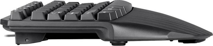 Immagine prodotto Perixx PERIBOARD 413 DE B, mini tastiera ergonomica, nera (DE, Cablato)