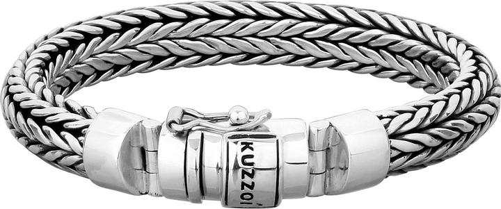 Produktbild Kuzzoi Armband Herren Kastenverschluss Cool Basic 925 Silber (19 cm, 925er Silber)
