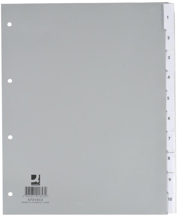 Actual product image Q-Connect Register full format extra wide with window letters
