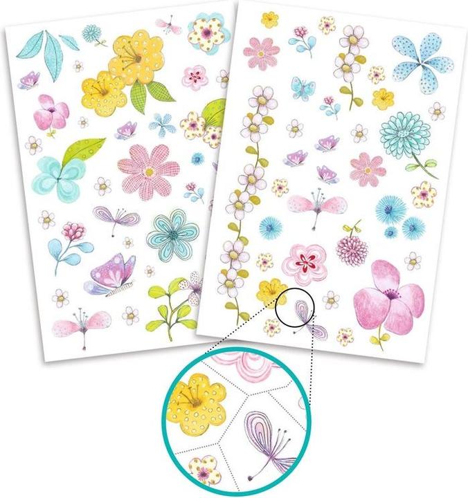 Produktbild Djeco Tattoos Blumen