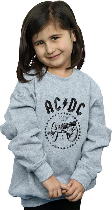 Produktbild AC/DC We Salute You Cannon Sweatshirt Mädchen (140, 146)