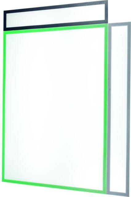 Produktbild Franken Magnet-Tasche für Überschriften, A3 quer, grau aus Hartfolie, matt, dokumentenecht, Stärke 0,32 mm (A4 hoch)