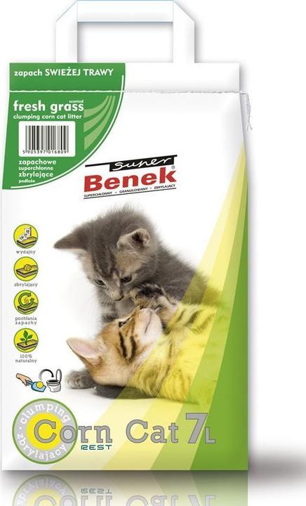 Actual product image Super Benek Corn cat (Clumping, Non-dusting, 9.90 kg)