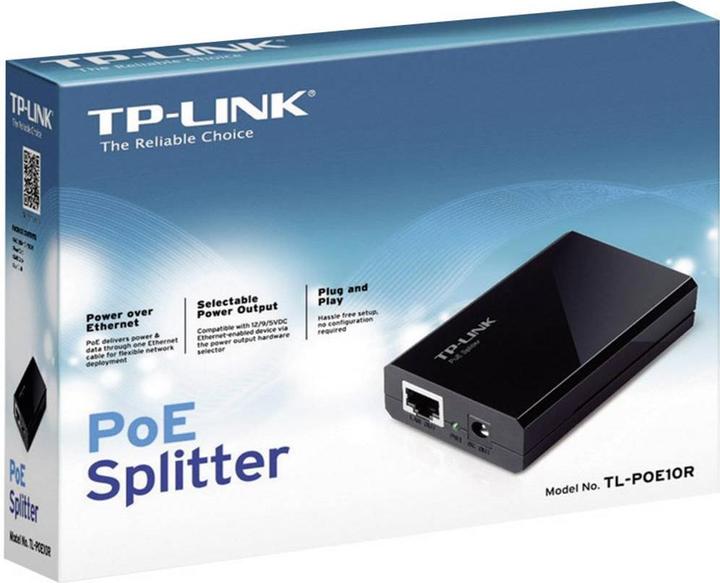 Produktbild TP-Link Net Poe Splitter/Tl-Poe10r (PoE Splitter)