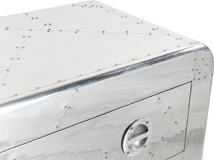 Produktbild SIT Möbel Kommode Aero silber (80 x 90 x 40 cm)