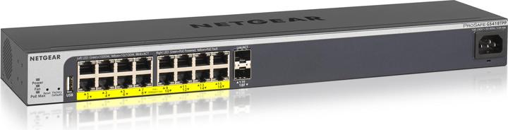 Image du produit Netgear GS418TPP : commutateur intelligent à 16 ports (18 ports)