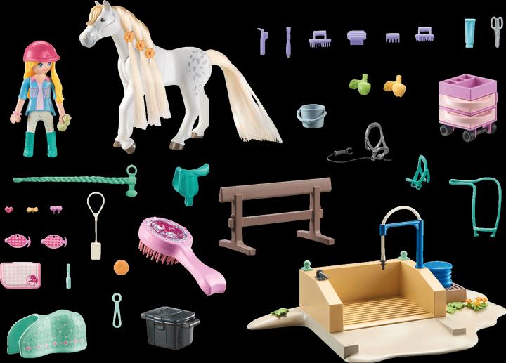 Immagine prodotto Playmobil Isabella e Leonessa con lavabo (71354, Cavalli Playmobil della cascata)