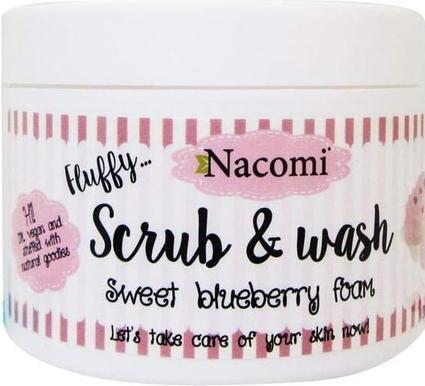 Actual product image Nacomi Scrub & Wash Foam Scrub To Body Sweetueberry 180Ml (Cleaning cloths, 180 ml)
