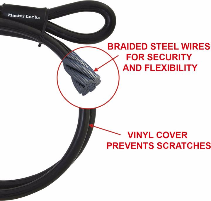 Produktbild Master Lock Schlaufenkabel 49EURD (300 cm)