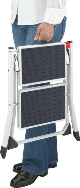 Image du produit Hailo MK60 StandardLine, escabeau en acier, 2 marches (Échelle deux plans, 50 cm)
