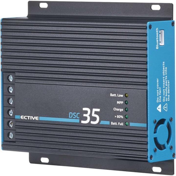 Actual product image Ective MPPT solar charge controller DSC35 Solar controller 500Wp 35A for 2 12V batteries PV