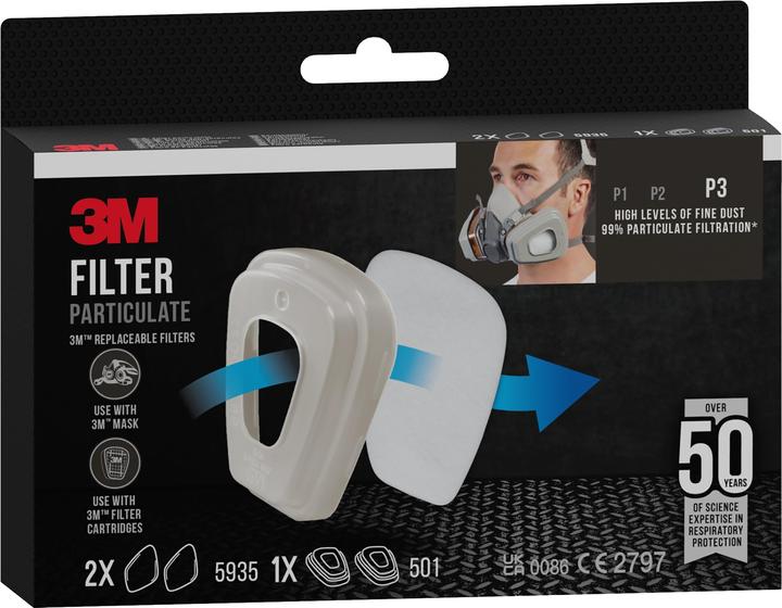 Image du produit 3M Filtre à particules (Masque de protection respiratoire Filtre de rechange)