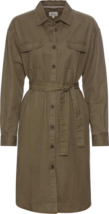 Camel Active Hemdblusenkleid mit Stoffbindegürtel