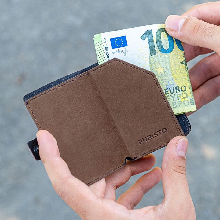 Actual product image Puristo KLIK MINIMAL Slim Wallet Vintage 11s