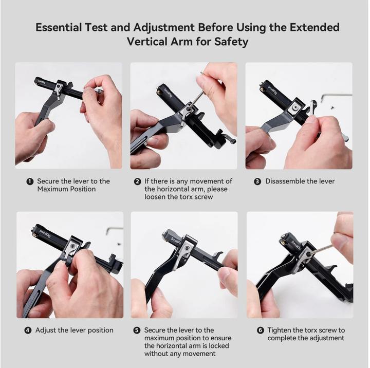 Image du produit SmallRig 4196 Bras vertical étendu pour DJI RS 3 Mini