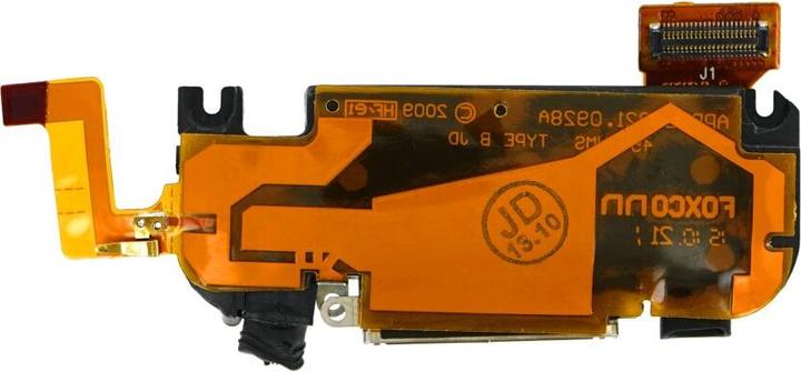 Actual product image OEM Dock Connector Flex for iPhone 3GS black (iphone 3GS)
