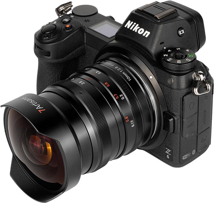 Immagine prodotto 7artisans 10mm f/22 - 2,8 Fisheye ED, Nikon Z (Nikon Z, Full-frame)