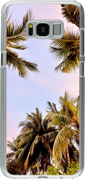 Actual product image PhoneLook Cover transparent Summer 2023 palm tree vibe (Samsung Galaxy S8+)