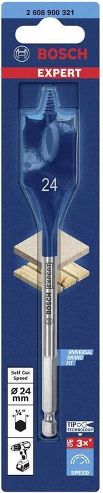 Image du produit Bosch Professional Zubehör Mèche à fraiser plate EXPERT Self Cut Speed, 24 x 152 mm (24 millimètres)