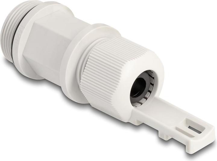 Actual product image Delock M28 cable gland with cable tie fastening gra