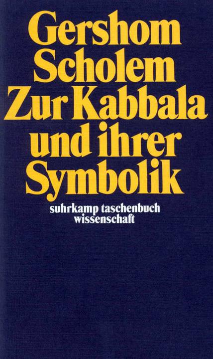Image du produit Zur Kabbala und ihrer Symbolik (Allemand, Gershom Scholem, 1973)