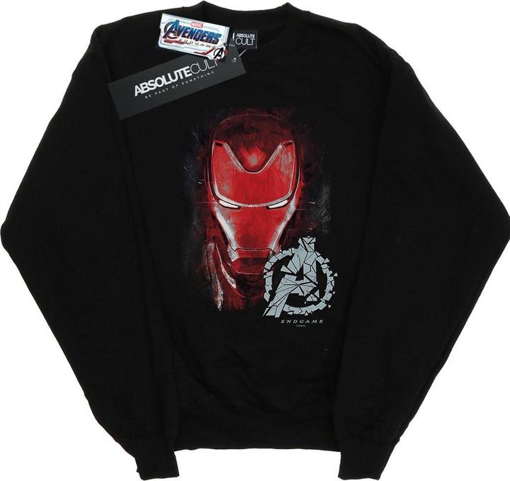 Avengers Endgame Iron Man Sweatshirt aus gebürsteter Baumwolle