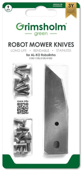 Immagine prodotto NoName Coltello per AL-KO Robolinho 100/1100/3100/4100 (Robot falciante, Ricambi per macchine da giardino)