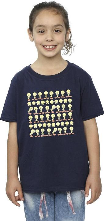 Actual product image Looney Tunes Girls Tweety Repeat Cotton T-Shirt (116)