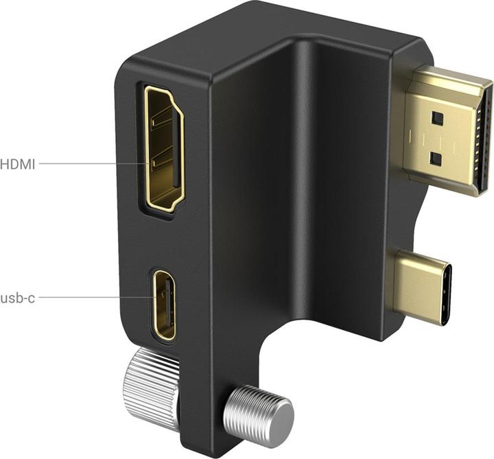 Produktbild SmallRig HDMI & USB-C Right-Angle Adapter forÊBMPCC 6K Pro 3289