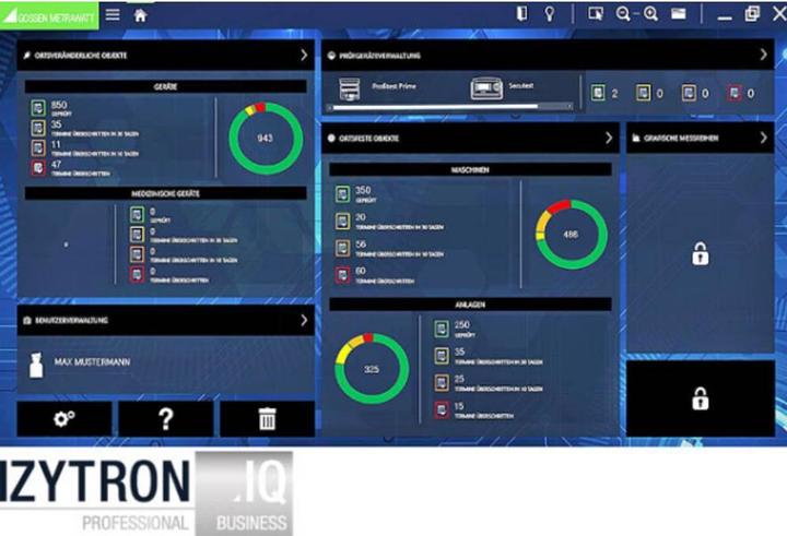 Gossen Metrawatt S103V IZYTRONIQ BUSINESS Professional Software Database locale